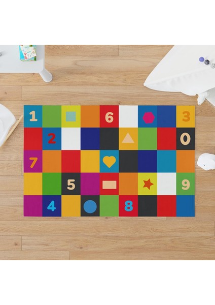 Öncesi Öğretici Oyun Matı - Bebek Oyun Halısı