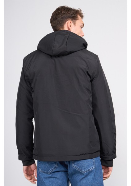 Kagı K26 43012 Siyah Erkek Bondıt Kapusonlu Mont fırsatları