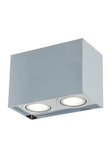 Medna Krom Dıkdortgen Ikılı Plafonyer 2XGU10 modelleri