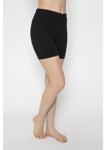 Kadın Siyah Kısa Tayt ONL-02206 fırsatları