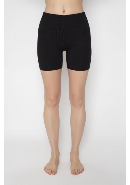 Kadın Siyah Kısa Tayt ONL-02206 indirimleri