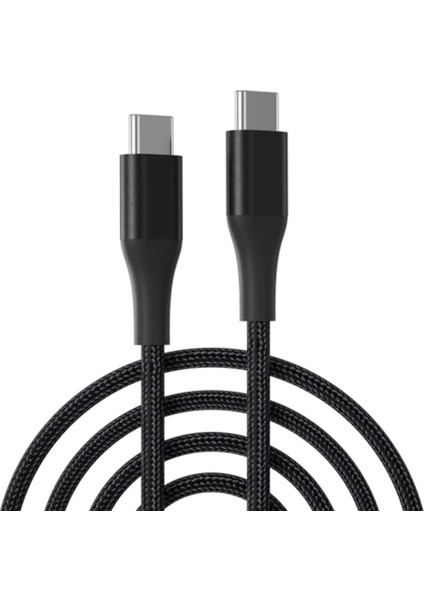 Ally Pd 100W 5A Hızlı Şarj USB Type-C Kablo 1metre Kevlar KABLO-(5775) - M197R199-K52197