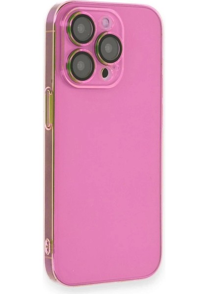 iPhone 13 Pro Kılıf Armada Lensli Kapak - Pembe - NHR3062-3784