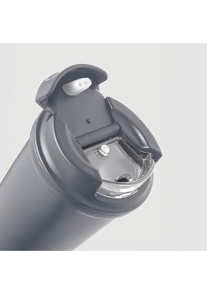 4 Work Flip Open Coffee Mug Çelik Termos 400 ml Grey ST-251 modelleri