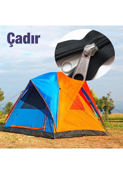 Ally 85 Parça Fermuar Başlığı Yedek Parça Onarım Tamir Seti Çanta Çadır Pa - M810R671-K81 modelleri