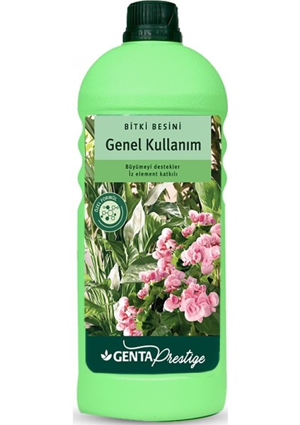 Prestige Genel Kullanım Sıvı Bitki Besini 1 L – Iz Element Destekli N-P-K Formülüyle Kök, Yaprak ve Çiçek Besleme