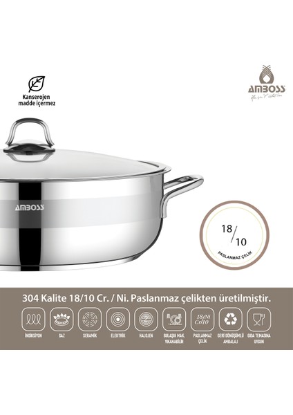 Valeria 6 Parça Tüm Ocaklara Uyumlu Paslanmaz Çelik Tencere Tava Seti fiyatları