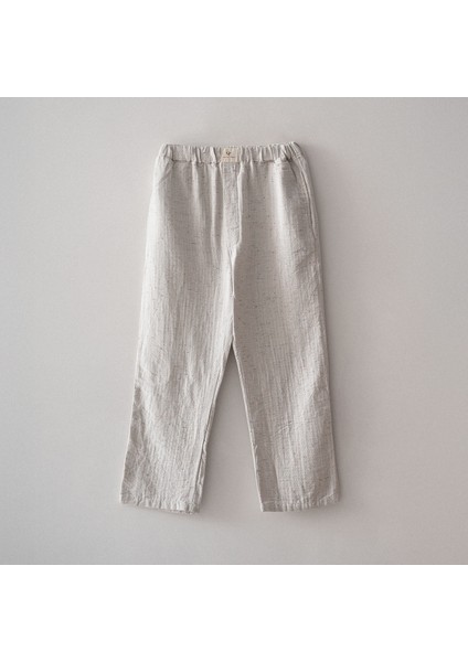 Alinda Erkek Pijama Takımı Organik Pamuk Müslin Haki indirimleri