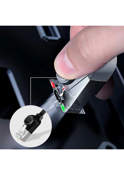 Baseus High Speed Six Types Of RJ45 Gigabit Ethernet Kablosu (Round CABLE)15METRE-(5 - M899R937-K88 modelleri