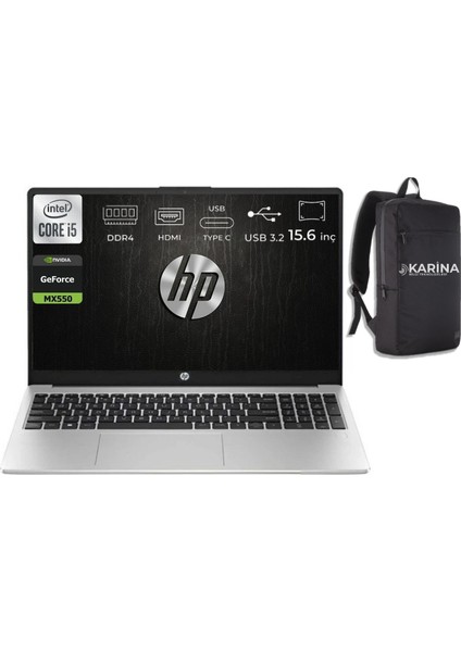 250 G10 I5-1335U 8A539EA-K09 32GB 2tb MX550 2gb Freedos 15.6" Full Hd Notebook