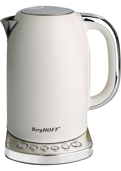 Gem Concept 1,7 L Su Isıtıcı – 2400 W, Çoklu Otomatik Ayarı | Vanilya Krem