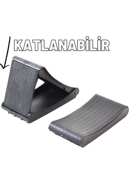 Hsnet Çivili Katlanabilir Kayma Önleyici Katlanır Takoz - M024R860-K13024