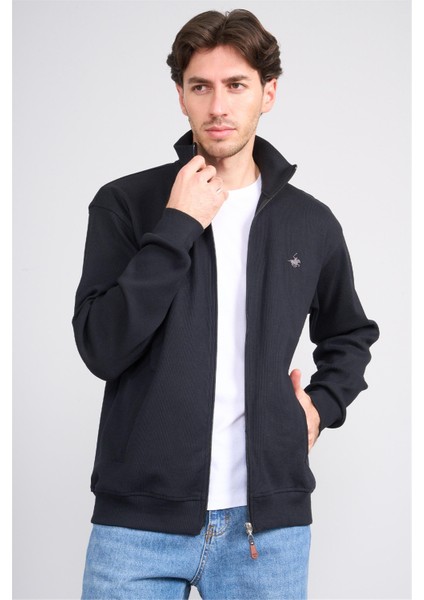 Çetinkaya Chester Polo 5282 Dik Yaka Fermuarlı Selanik Sweatshirt Siyah fiyatları