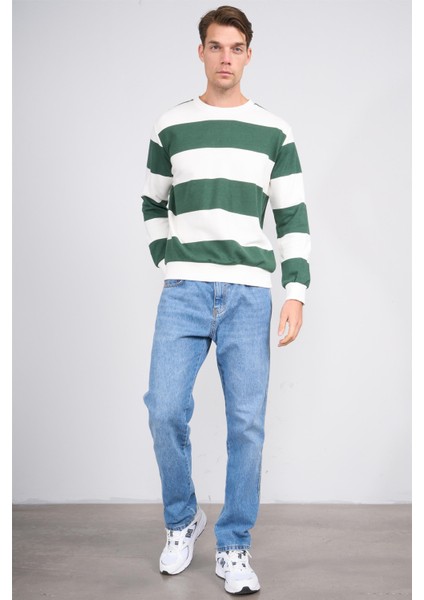 Mareteks 9536 Js Neftı Erkek 0 Yaka Rıngel Baskı Sweatshırt fiyatları