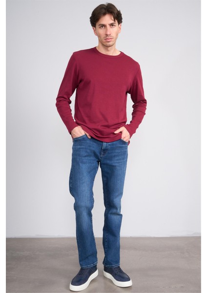 Mareteks 9529 Js Vısne Erkek 0 Yaka Basıc Rıbana Sweatshırt modelleri