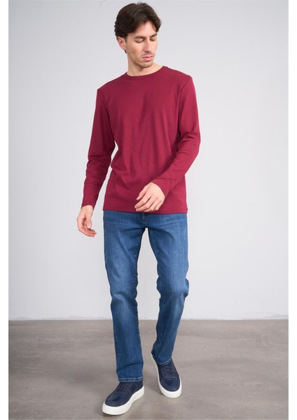 Mareteks 9529 Js Vısne Erkek 0 Yaka Basıc Rıbana Sweatshırt fırsatları