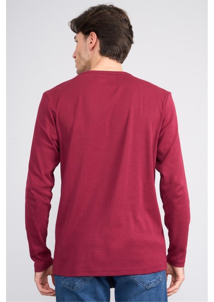 Mareteks 9529 Js Vısne Erkek 0 Yaka Basıc Rıbana Sweatshırt