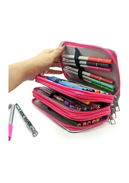 Şeker Temalı Modelist Kutusu Vegan Deri Üç Bölmeli modelleri