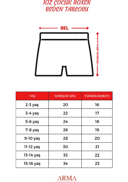 Siyah Kız Çocuk Boxer Tayt 5'li Paket Pamuklu Likralı indirimleri