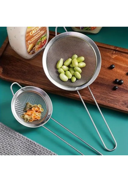Paslanmaz Çelik Pratik 3'lü Çay Süzgeci Sebze Makarna Un Süzgeç 12 14 16 cm fiyatları