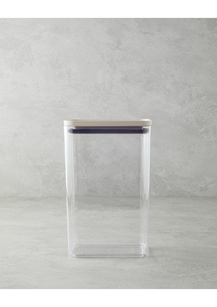 Plastik Saklama Kabı, 700 Ml, Krem