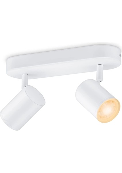 Imageo Spot Tavan Lambası Ayarlanabilir Beyaz & Renk 2X5W Beyaz Tekli Paket