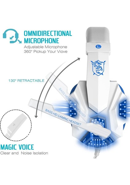 Plextone PC780 Kablolu Oyuncu Gaming KULAKLIK-(5775) - M972R028-K04972 modelleri