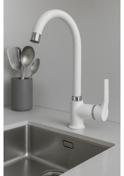 Dalyan Mat Beyaz Nano Teknoloji Mutfak Bataryası DL-318 fiyatları