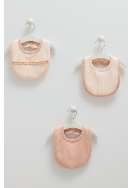 Romantıc Color Üçlü Mama Önlüğü Somon