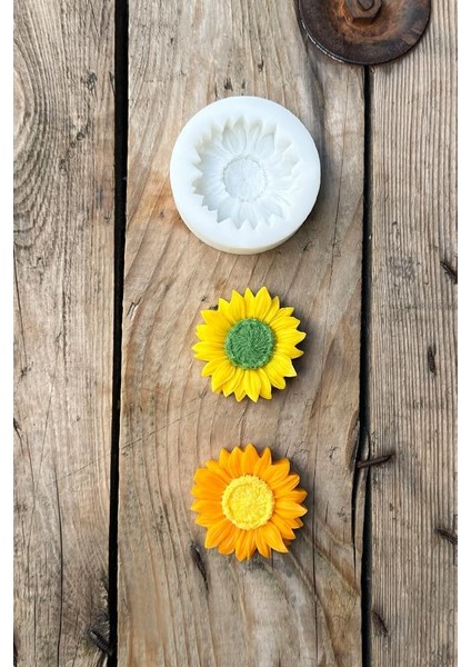 Concept Ayçiçeği Tekli Mum Kalıbı (Silikon) (1 Adet)