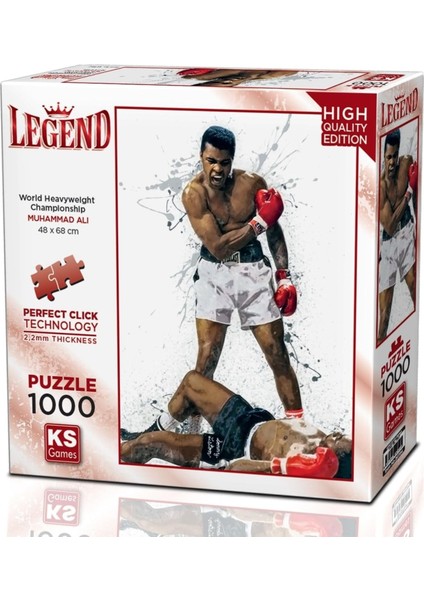 Games 20724 Muhammed Ali 1000 Parça Puzzle -Ks Puzzle