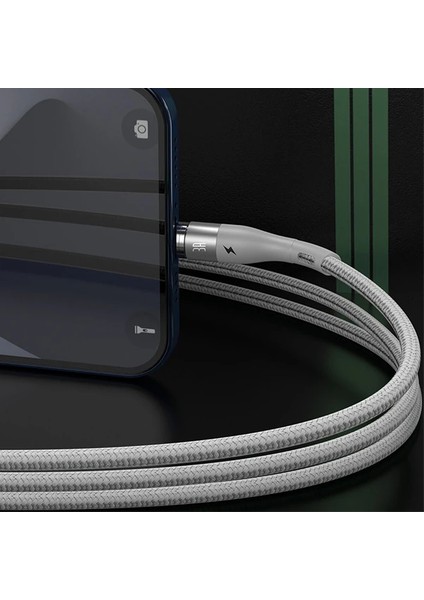 Baseus Zinc Magnetic Iphone 14-13-12-11 Mıknatıslı USB Şarj Kablosu 1METRE-(577 - M603R502-K02 indirimleri
