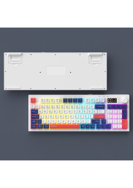 Kb-85 Sılent Pro Kablosuz Beyaz/mavi/kırmızı Sessiz Rgb Wireless 2.4ghz + Bt Q Membrane Oyuncu Klavyesi indirimleri
