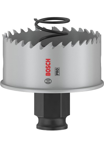 1 x Pro Sheet Metal Power Delikli Testere (Paslanmaz Çelik Levhalar, Çelik Levhalar, Ø 54 Mm, Profesyonel Aksesuar Döner Matkap/sürücü)