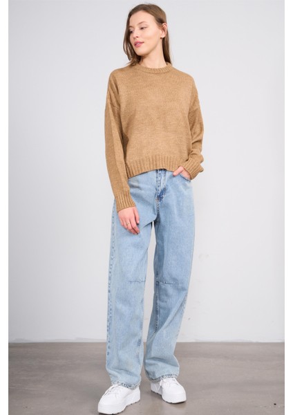 Çetinkaya Fithit 2059 Kadın Bisiklet Yaka Akrilik Triko Camel fiyatları