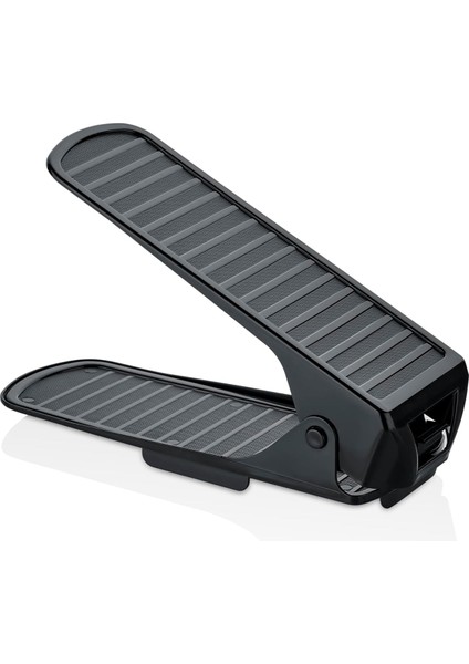 Düzenleyici Raf Rampası -4'lü Set (4 Adet) Katlanabilir, Ayarlanabilir Yükseklik, Kaymaz Yüzey, Çift Katlı Saklama Çözümü Dolap Içi Organizer