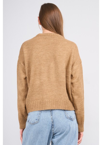 Çetinkaya Fithit 2059 Kadın Bisiklet Yaka Akrilik Triko Camel fırsatları