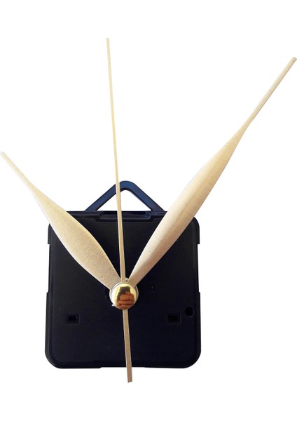 Saat Mekanizması, Sessiz Çalışır Akar, 14-18-22 mm Şaft Uzunluğu Akrep-Yelkovan-Saniye-(Askılı)