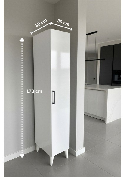 Aruat 6 Raf'lı Mutfak & Banyo Çok Amaçlı Kulanılabilen Kapaklı Dolap modelleri