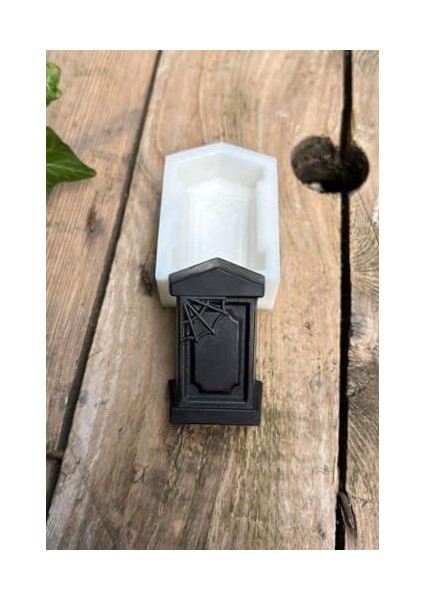 Concept Mezar Taşı Örümcek Ağı Desenli Mum Kalıbı (Silikon) (1 Adet) modelleri