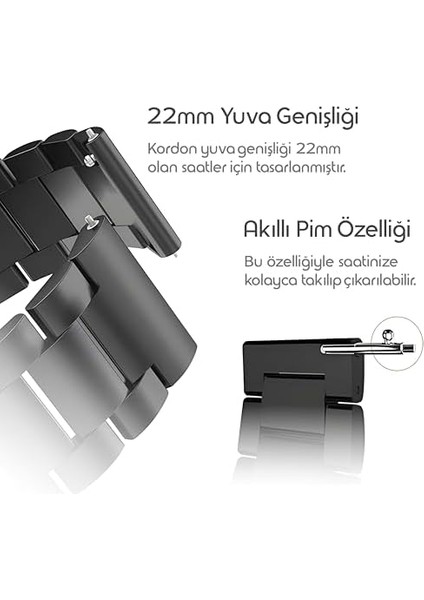 ile Uyumlu Bakla Model 22MM Çelik Kordon Gt5/gt5 Pro/gt4/gt3/gt3 Pro/gt2/gt2 Pro 46MM Için Katlanır Toka Mekanizmalı Paslanma Yapmayan Metal Kordon Kayış fiyatları