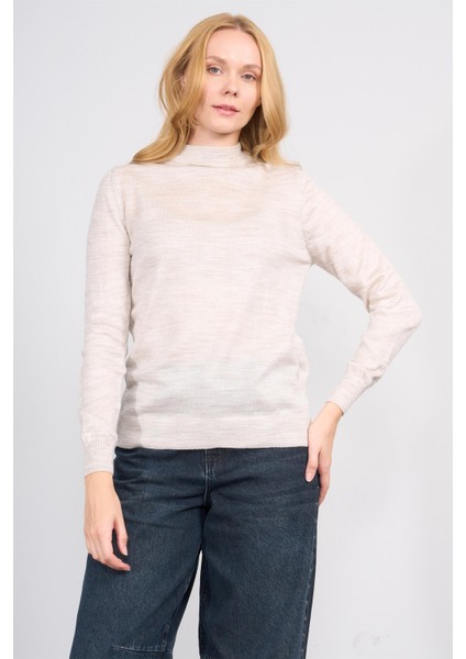 Çetinkaya Miya Mira 2254 Bayan Dik Yaka Taşmelanj Triko