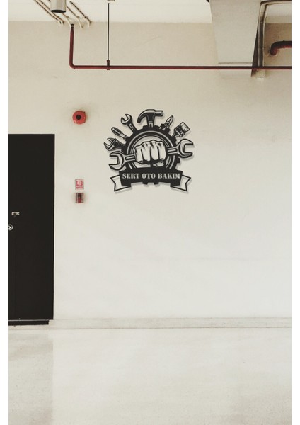 Kişiye Özel Isimli Metal Duvar Tablosu Atölye Tamirhane Dekor Tabelası modelleri