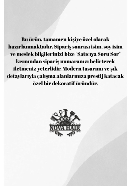 Kişiye Özel Isimli Metal Duvar Tablosu Atölye Tamirhane Dekor Tabelası indirimleri