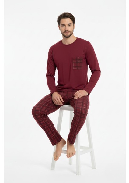 Konforlu Ev Giyimi Üst ve Desenli Pijama Altı | Erkek Pijama Takımı fırsatları