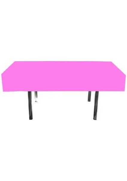 Marifetlerim - Düz Pembe Doğum Günü Masa Örtüsü 137 * 183