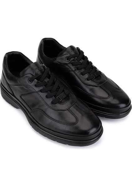 Erkek Hakiki Deri Siyah Casual Ayakkabı 298 3016-56603 Erk Ayk SK25-26 Sıyah Atlas fiyatları