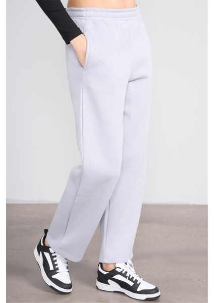 Çetinkaya Fithit 7633 Kadın 3 Iplik Dar Paça Eşofman Alt Açık Gri modelleri