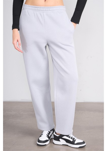 Çetinkaya Fithit 7633 Kadın 3 Iplik Dar Paça Eşofman Alt Açık Gri fırsatları