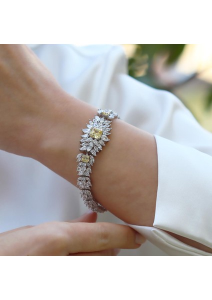 Citrine Dreams Işıltı Gümüş Bileklik fiyatları